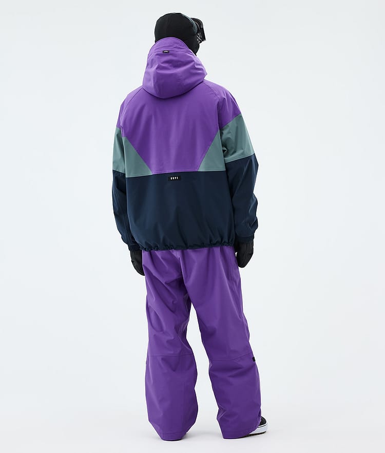 Dope Spartan Lumilautailutakki Miehet Sport Vivid Purple/Atlantic/Dark Blue, Image 3 of 8
