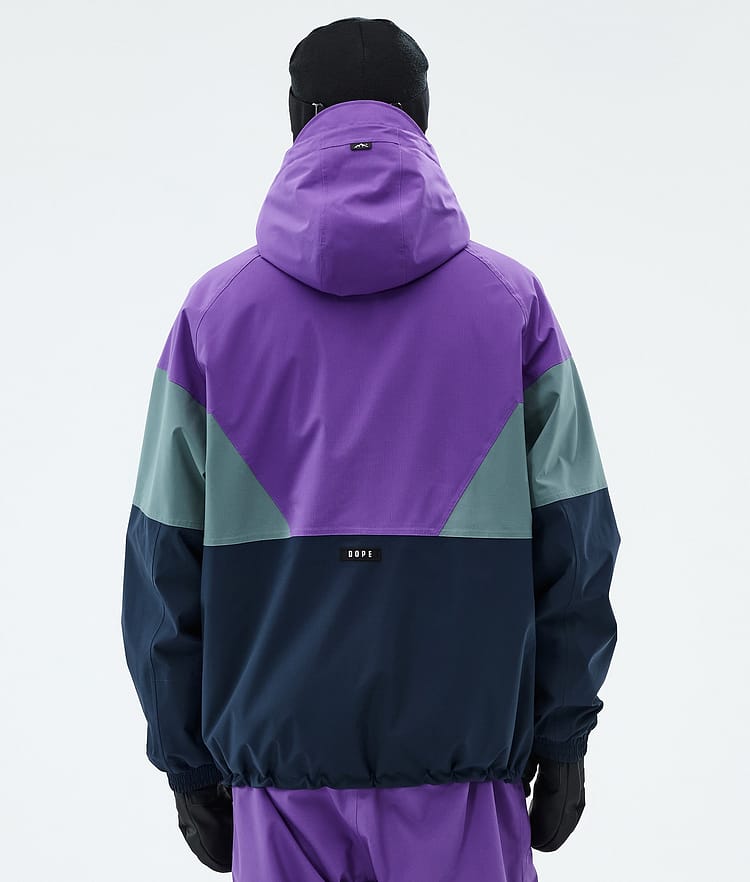 Dope Spartan Lumilautailutakki Miehet Sport Vivid Purple/Atlantic/Dark Blue, Image 6 of 8