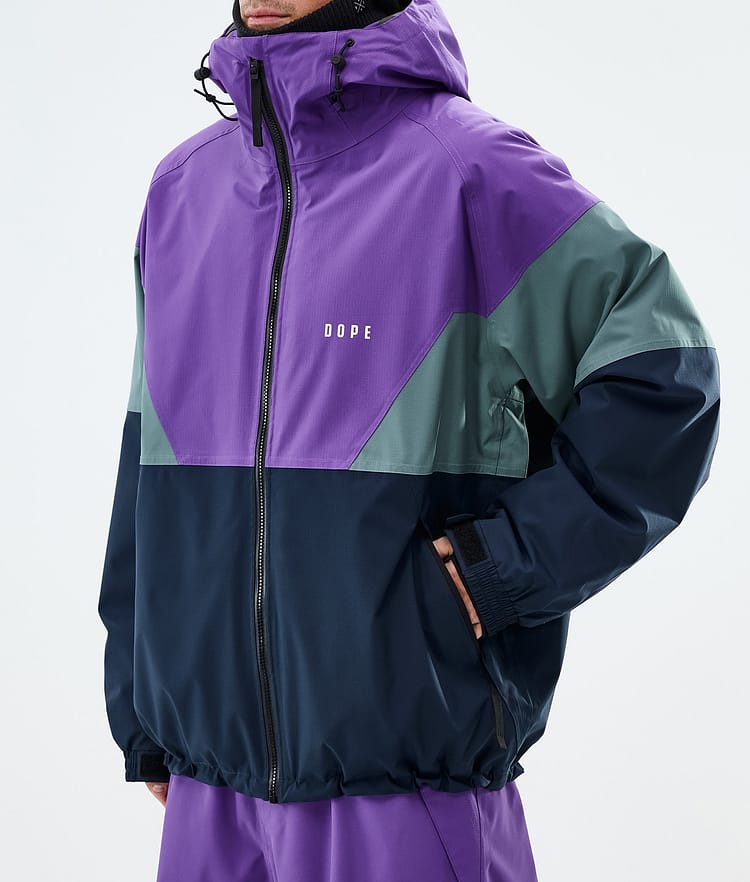 Dope Spartan Lumilautailutakki Miehet Sport Vivid Purple/Atlantic/Dark Blue, Image 7 of 8