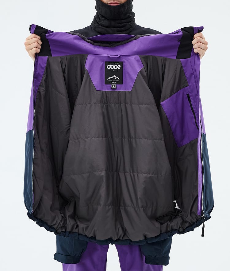 Dope Spartan Laskettelutakki Miehet Sport Vivid Purple/Atlantic/Dark Blue, Image 8 of 8