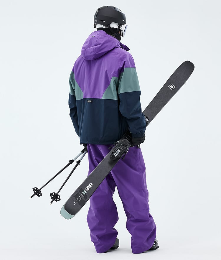 Dope Spartan Laskettelu Outfit Miehet Vivid Purple/Atlantic/Dark Blue, Image 2 of 2