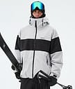 Dope Spartan Laskettelutakki Miehet Stripe Light Grey/Black