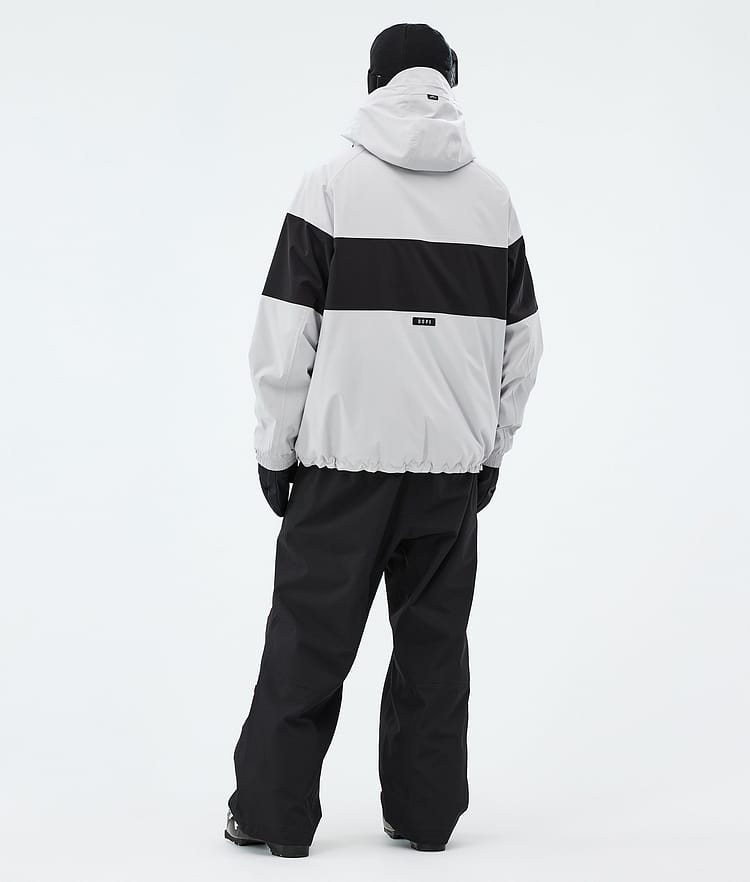 Dope Spartan Laskettelutakki Miehet Stripe Light Grey/Black, Image 3 of 8