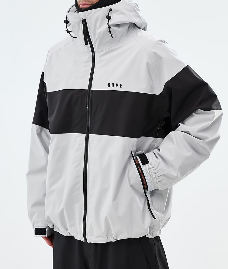 Dope Spartan Lumilautailutakki Miehet Stripe Light Grey/Black, Image 7 of 8