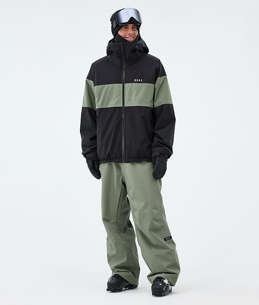 Dope Spartan Laskettelu Outfit Black/Moss Green