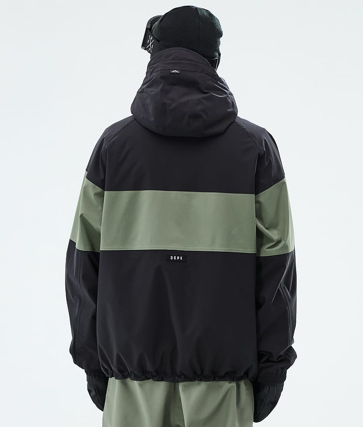 Dope Spartan Laskettelutakki Miehet Stripe Black/Moss Green, Image 6 of 8