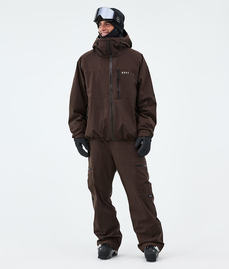 Dope Apex Laskettelutakki Miehet Dark Brown, Image 2 of 9