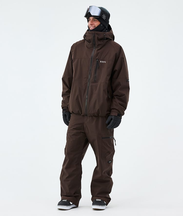 Dope Apex Lumilautailutakki Miehet Dark Brown, Image 2 of 9