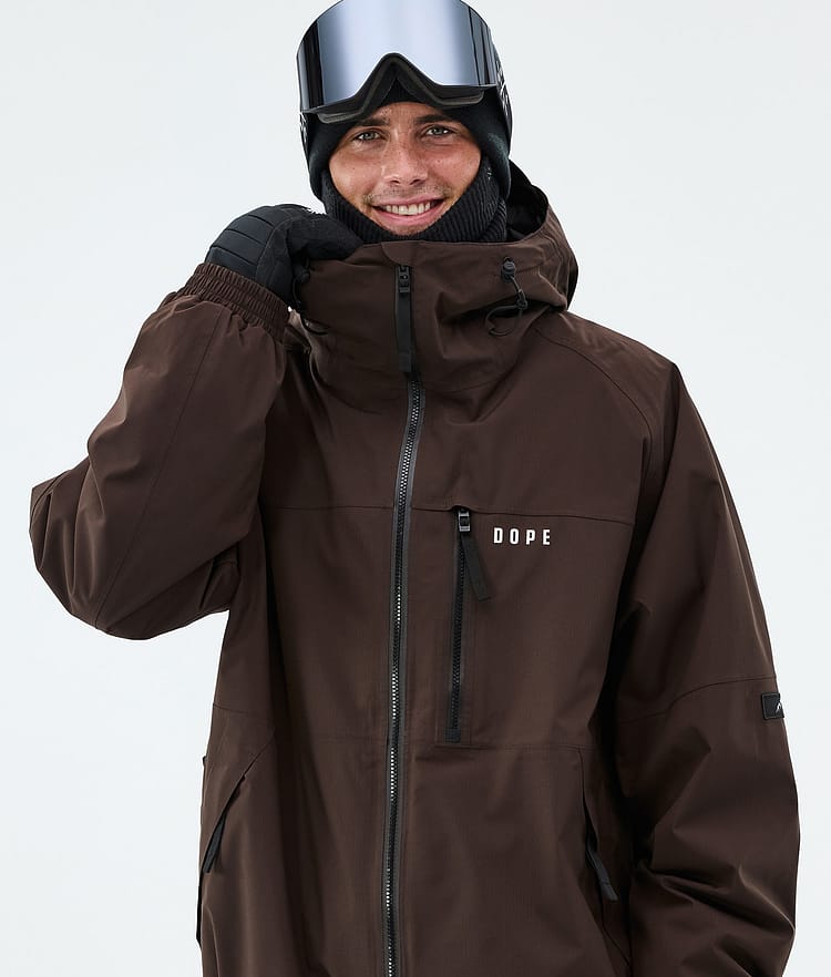 Dope Apex Lumilautailutakki Miehet Dark Brown, Image 4 of 9