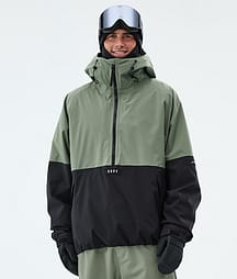 Dope Arnok Lumilautailutakki Miehet Moss Green/Black
