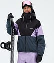 Dope Spartan W Lumilautailutakki Naiset Sport Black/Faded Violet/Metal Blue