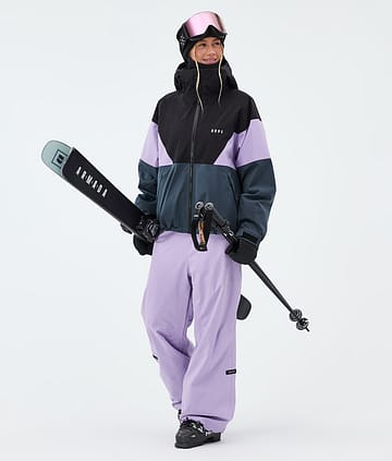 Dope Spartan W Laskettelu Outfit Black/Faded Violet/Metal Blue