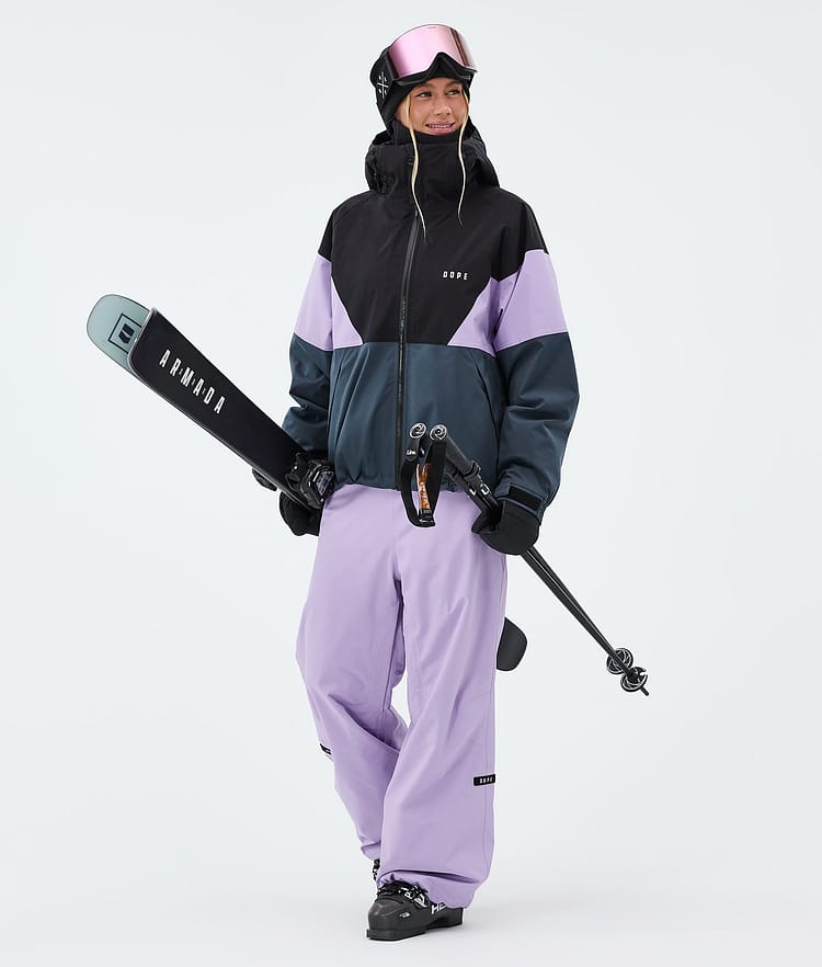 Dope Spartan W Laskettelutakki Naiset Sport Black/Faded Violet/Metal Blue, Image 2 of 8