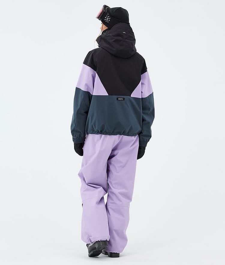 Dope Spartan W Laskettelutakki Naiset Sport Black/Faded Violet/Metal Blue, Image 3 of 8