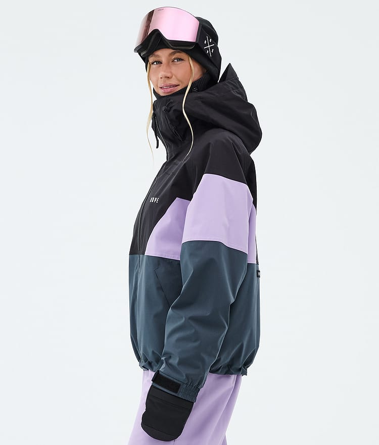 Dope Spartan W Laskettelutakki Naiset Sport Black/Faded Violet/Metal Blue, Image 5 of 8