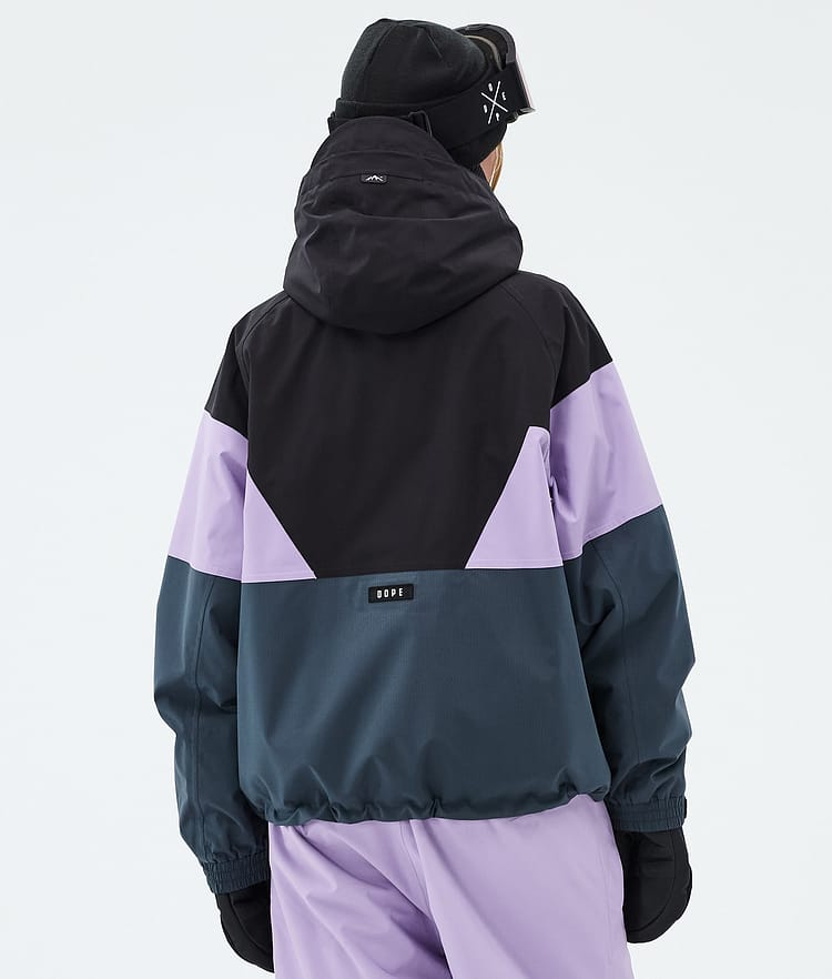 Dope Spartan W Laskettelutakki Naiset Sport Black/Faded Violet/Metal Blue, Image 6 of 8