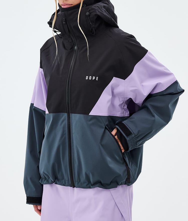 Dope Spartan W Laskettelutakki Naiset Sport Black/Faded Violet/Metal Blue, Image 7 of 8