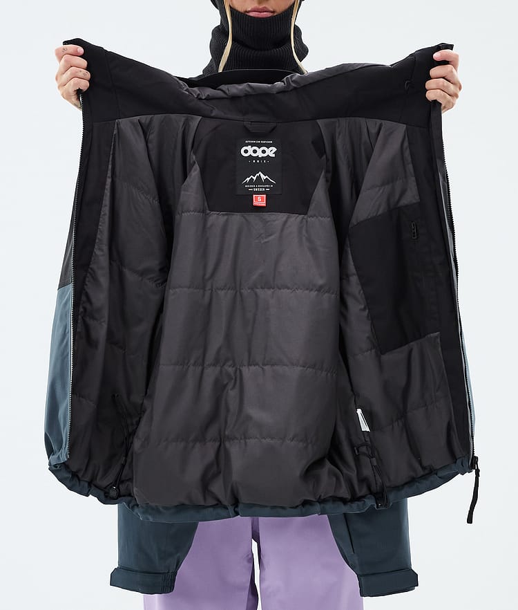 Dope Spartan W Laskettelutakki Naiset Sport Black/Faded Violet/Metal Blue, Image 8 of 8