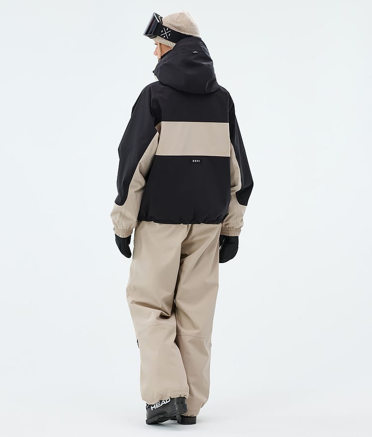 Dope Spartan W Laskettelutakki Naiset Stripe Black/Sand, Image 3 of 8