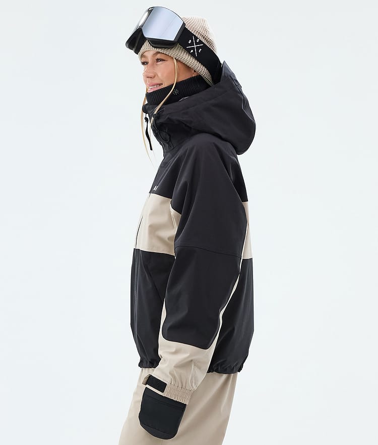 Dope Spartan W Laskettelutakki Naiset Stripe Black/Sand, Image 5 of 8