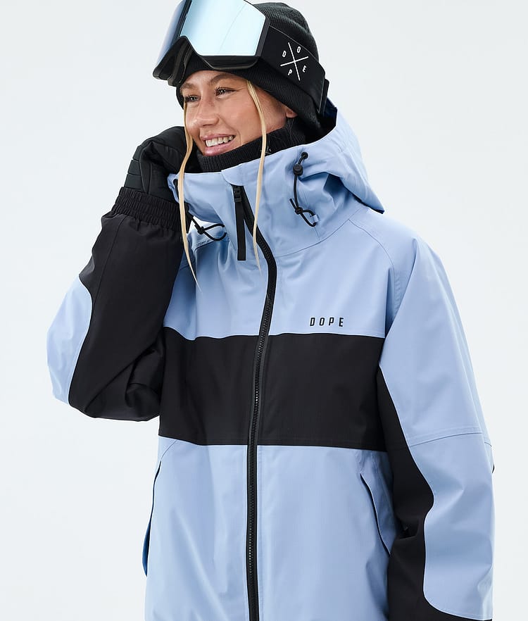 Dope Spartan W Laskettelutakki Naiset Stripe Light Blue/Black, Image 4 of 8