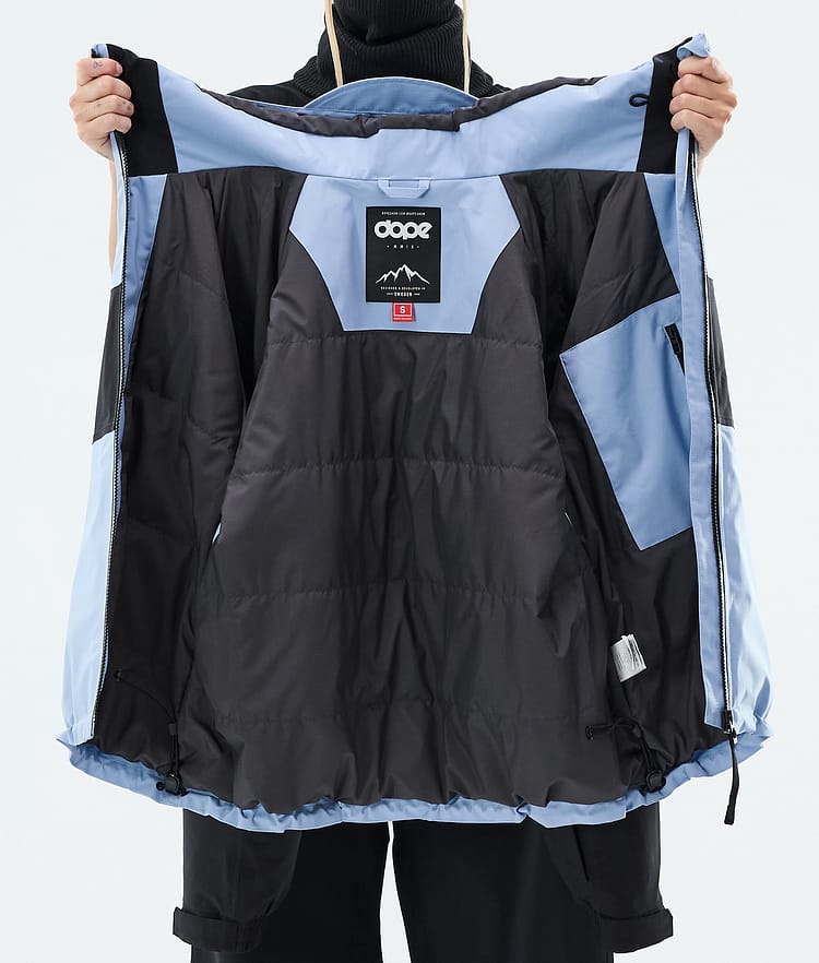 Dope Spartan W Laskettelutakki Naiset Stripe Light Blue/Black, Image 8 of 8