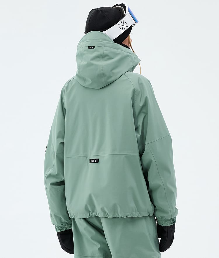 Dope Apex W Lumilautailutakki Naiset Faded Green, Image 6 of 9