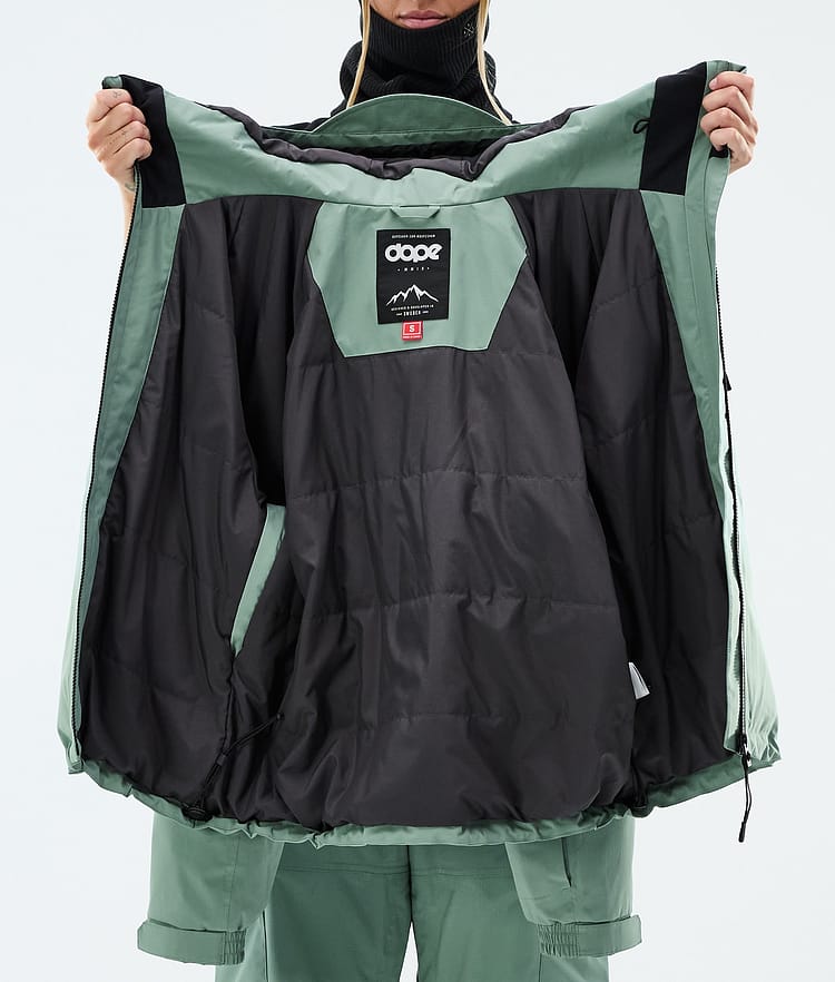 Dope Apex W Laskettelutakki Naiset Faded Green, Image 9 of 9
