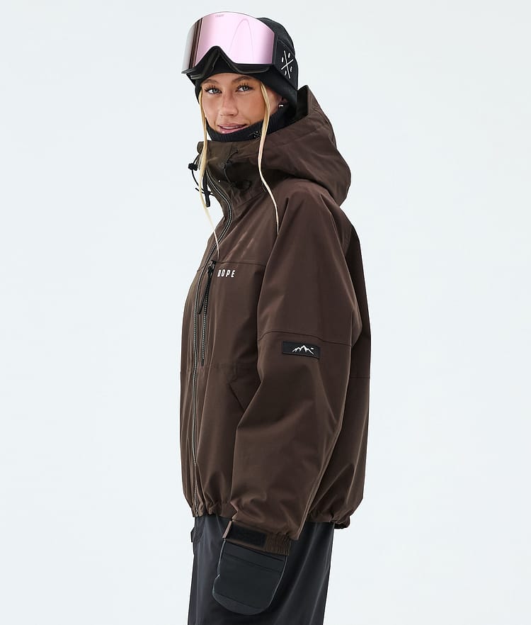 Dope Apex W Laskettelutakki Naiset Dark Brown, Image 5 of 9