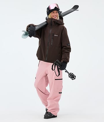 Dope Apex W Laskettelu Outfit Dark Brown/Soft Pink
