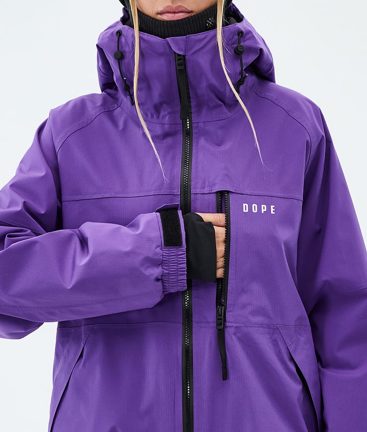 Dope Apex W Lumilautailutakki Naiset Vivid Purple, Image 8 of 9