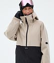 Dope Arnok W Lumilautailutakki Naiset Sand/Black