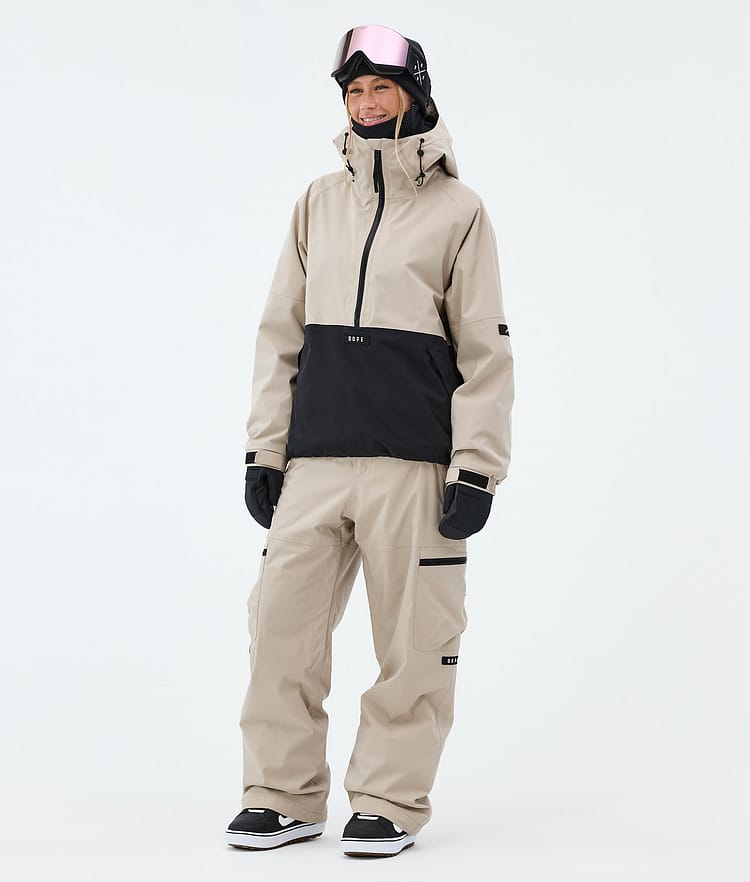 Dope Arnok W Lumilautailutakki Naiset Sand/Black, Image 2 of 8
