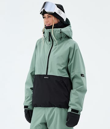 Dope Arnok W Lumilautailutakki Faded Green/Black