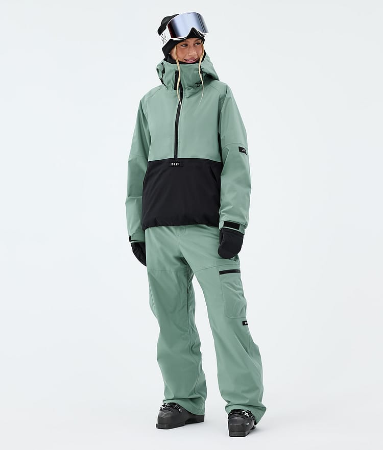 Dope Arnok W Laskettelutakki Naiset Faded Green/Black, Image 2 of 8