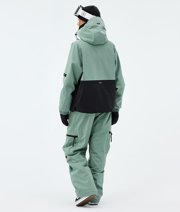 Dope Arnok W Lumilautailutakki Naiset Faded Green/Black, Image 3 of 8