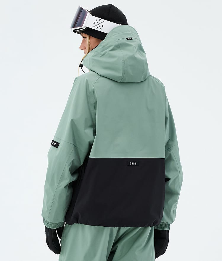 Dope Arnok W Lumilautailutakki Naiset Faded Green/Black, Image 6 of 8
