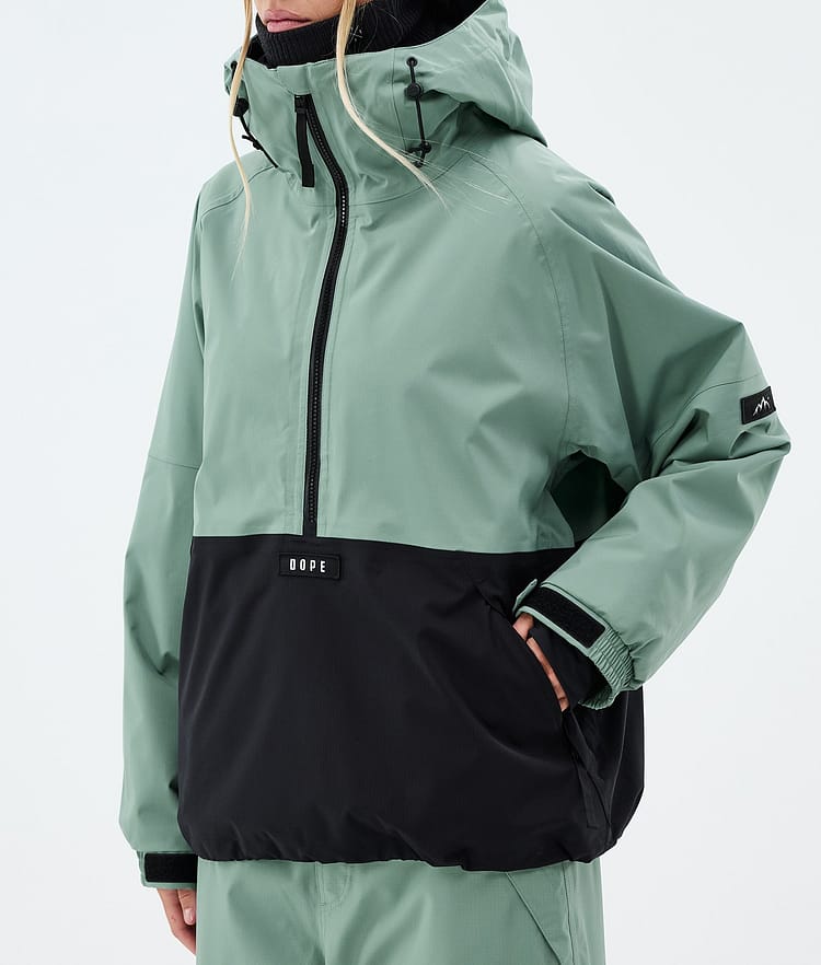 Dope Arnok W Lumilautailutakki Naiset Faded Green/Black, Image 7 of 8