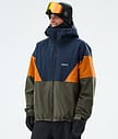 Dope Spartan Laskettelutakki Miehet Sport Dark Blue/Burned Orange/Olive Green