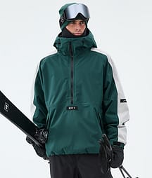 Dope Arnok Laskettelutakki Miehet Track Bottle Green/Light Grey