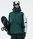 Dope Arnok Lumilautailutakki Miehet Track Bottle Green/Light Grey