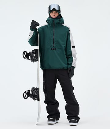 Dope Arnok Lumilautailu Outfit Bottle Green/Light Grey/Black
