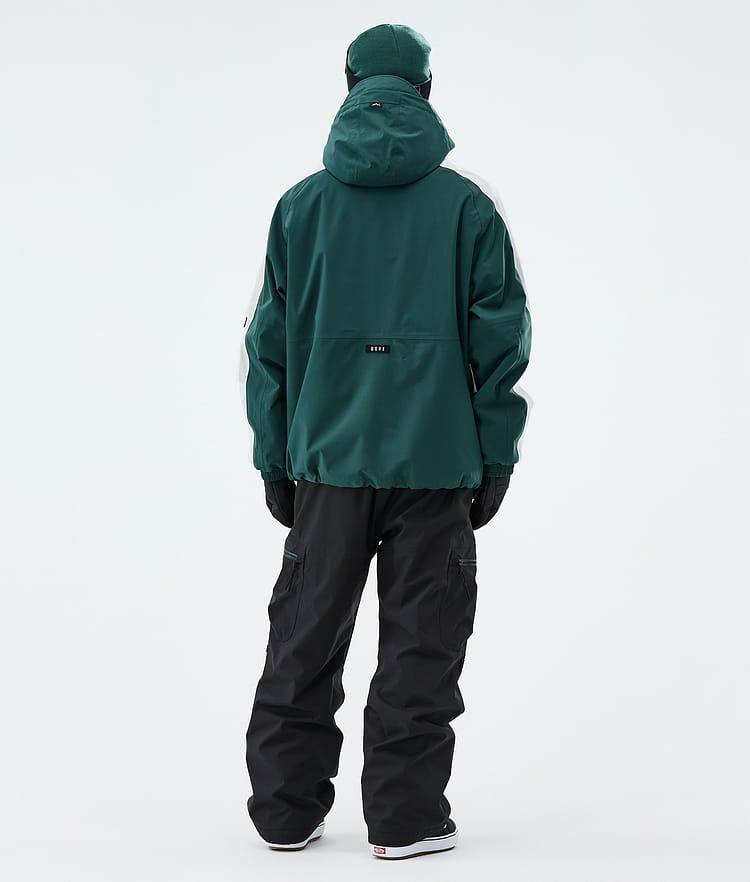 Dope Arnok Lumilautailutakki Miehet Track Bottle Green/Light Grey, Image 3 of 8