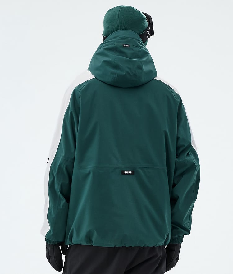 Dope Arnok Lumilautailutakki Miehet Track Bottle Green/Light Grey, Image 6 of 8