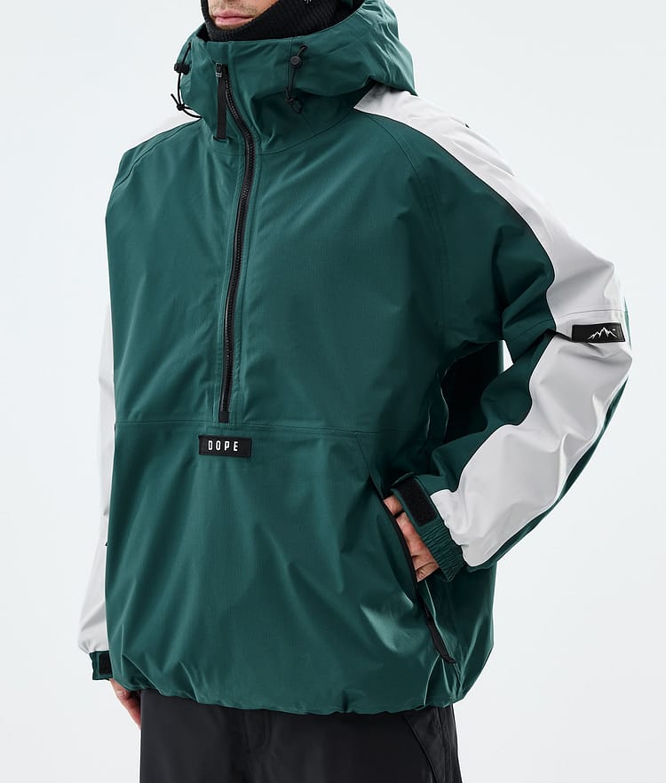 Dope Arnok Laskettelutakki Miehet Track Bottle Green/Light Grey, Image 7 of 8