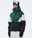 Dope Spartan W Laskettelutakki Naiset Sport Bottle Green/Light Grey/Black