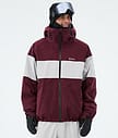 Dope Spartan Lumilautailutakki Miehet Stripe Burgundy/Light Grey
