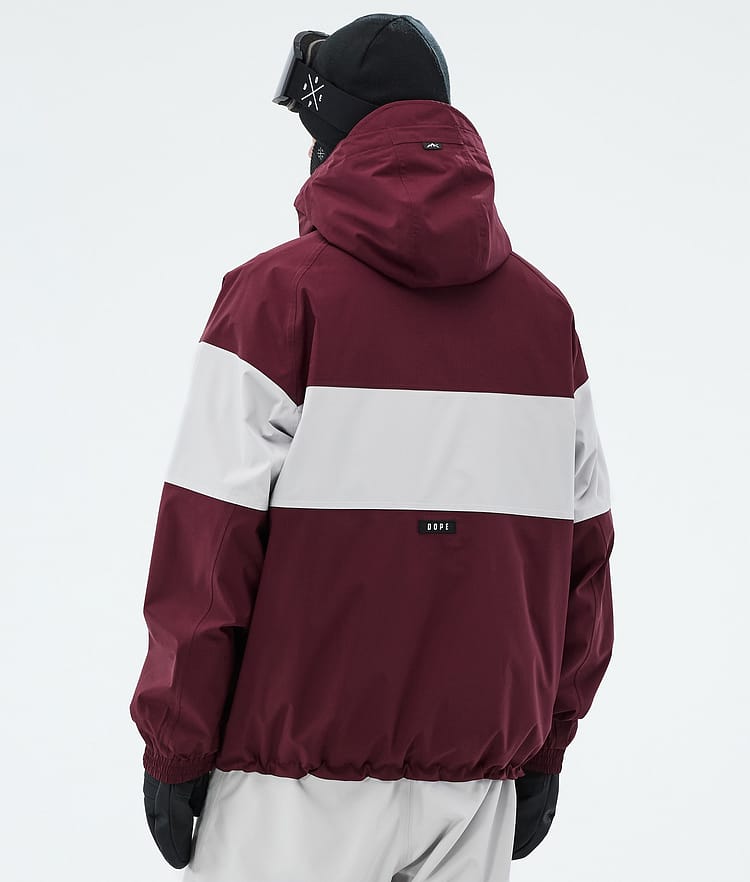 Dope Spartan Lumilautailutakki Miehet Stripe Burgundy/Light Grey, Image 6 of 8
