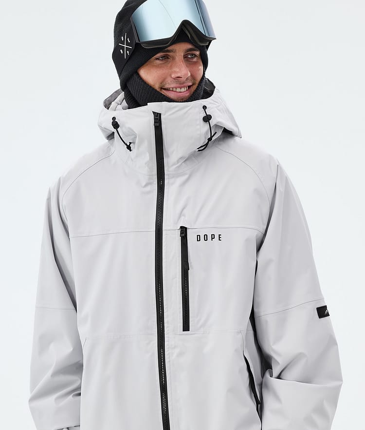 Dope Apex Laskettelutakki Miehet Light Grey, Image 4 of 9