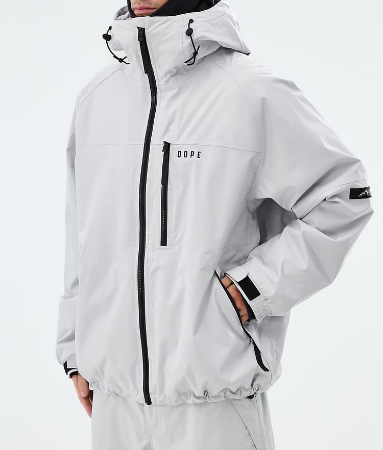 Dope Apex Lumilautailutakki Miehet Light Grey, Image 7 of 9